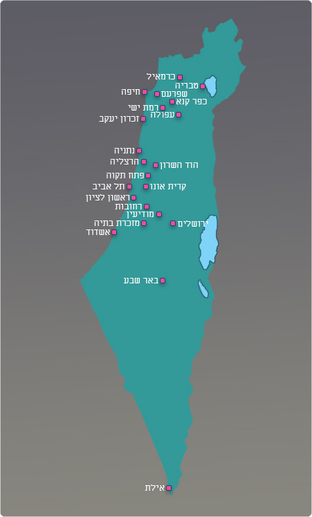 מפת ארץ ישראל
